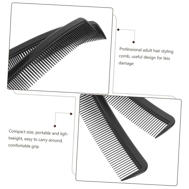 2Pcs Professional Tight Tooth Combs For Curly Hair Styling Salon Personal Use - Image 5